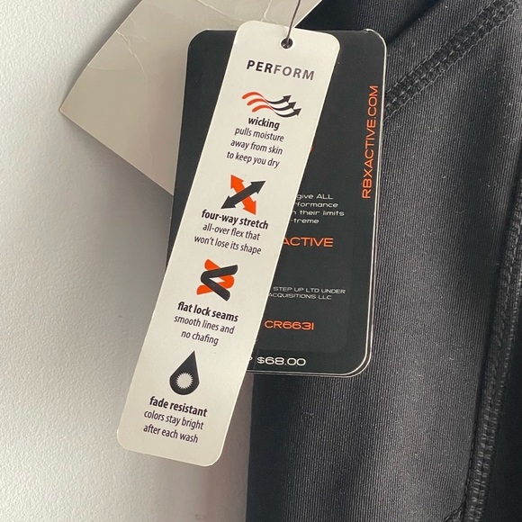 RBX Mesh Side Detail Cropped Leggings - Picture 4 of 4